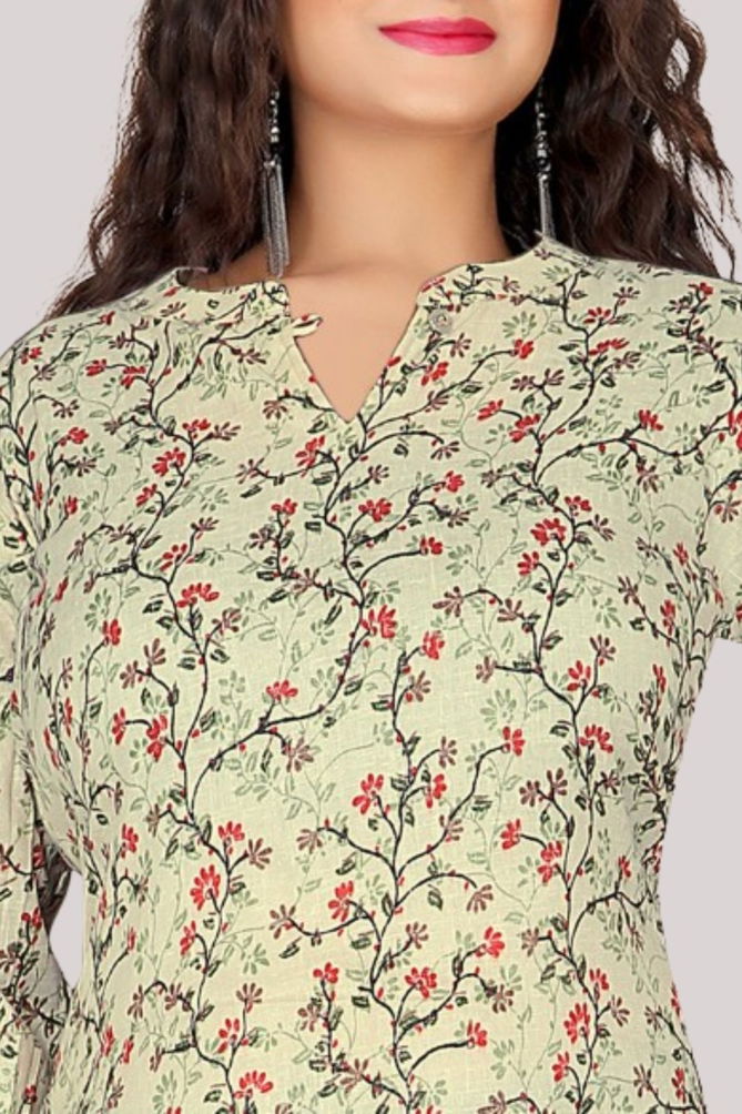 DGs Attire Flower Print Wholesale Western Wear Ladies Top